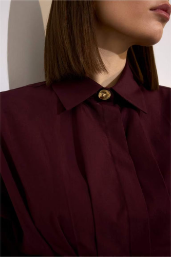 Resim Defacto Kadın Uzun Kol Gömlek G8610AX/BR34