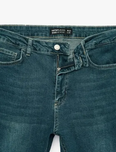 Resim Koton Erkek Jean Pantolon 7WAM40084ND