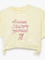 Resim Koton Kız Çocuk T-shirt 6SKG10179AK