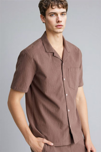 Resim Defacto Erkek Kısa Kol Gömlek G1311AX/BN534