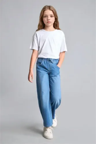 Resim Defacto  Kız Çocuk Jean Pantolon H6242A8/NM39