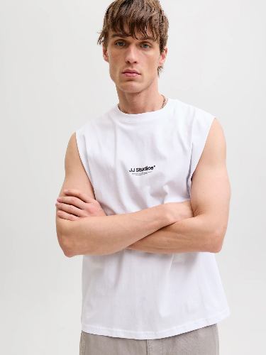 Resim Jack & Jones Jjesoho Sleeveless Tee Sn Erkek T-shirt 12288001