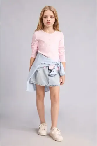 Resim Defacto Uzun Kol Kız Çocuk Sweat I1975A8/PN130