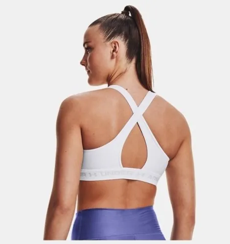 Resim Under Armour Crossback Mid Bra Kadın Spor Sütyen 1361034-100
