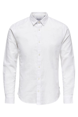 Resim Only & Sons Onscaiden Life Ls Solid Linen Shirt Noos Erkek Gömlek 22012321