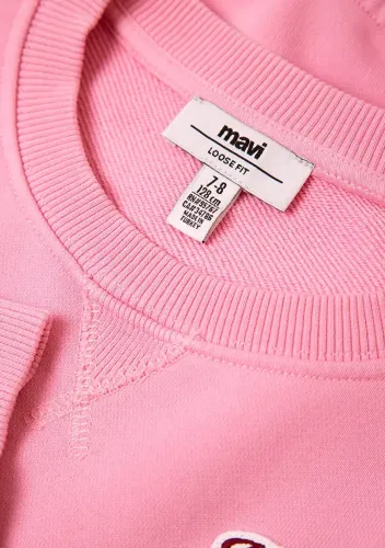 Resim Mavi Kız Çocuk Sweat M7S10190-71015