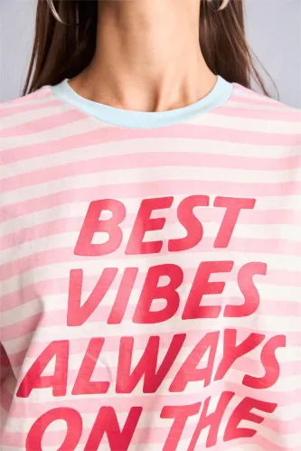Resim Defacto Kadın  T-shirt H6969AX/BE440