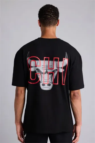 Resim Defacto Erkek T-shirt H3327AX/BK81