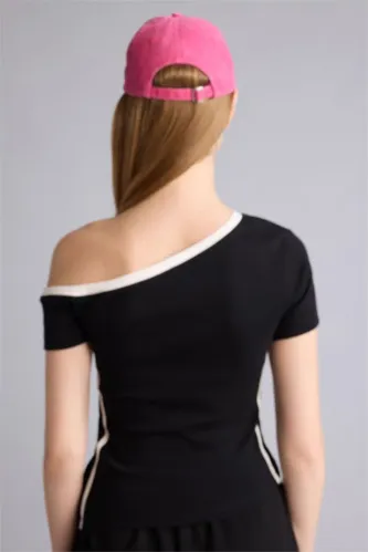 Resim Defacto Kadın  T-shirt G9406AX/BK81