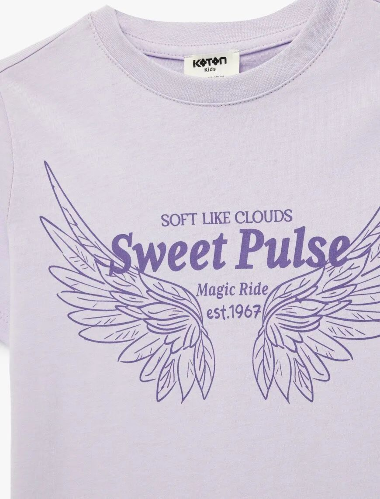 Resim Koton Kız Çocuk T-shirt 6SKG10300AK