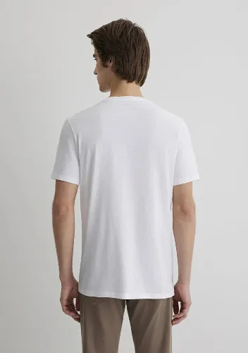 Resim Mavi  Erkek T-Shirt M064681-620