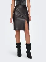 Resim Only Onlolıne Faux Leather Skırt Otw Noos Kadın Etek 15315998