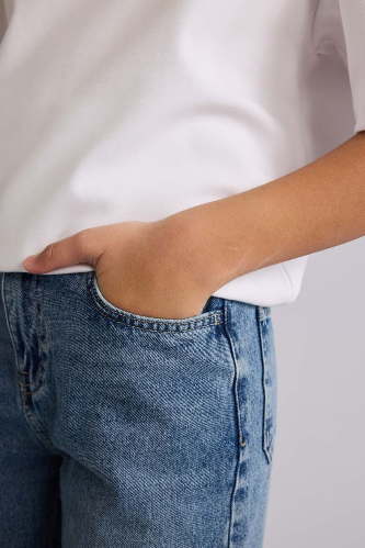 Resim Defacto Erkek Çocuk Jean Pantolon F9439A8/NM39