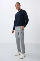 Resim T06Er-84669 Erkek Düz Paça Eşofman Alt