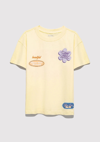 Resim Mavi Kız Çocuk T-shirt M7610388-89143