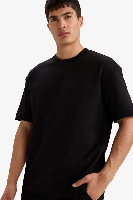 Resim Defacto Erkek T-shirt B6494AX/BK81