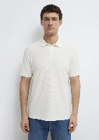 Resim Mavi Polo Yaka Erkek T-shirt M0612521-70057