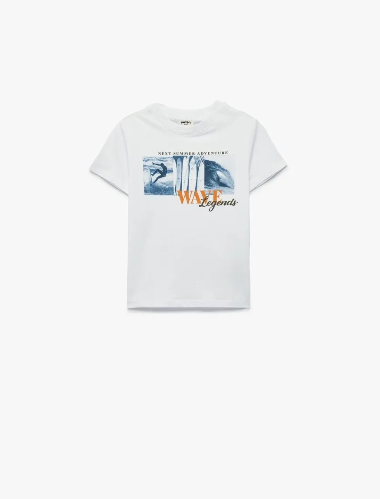 Resim Koton Erkek Çocuk T-shirt 6SKB10126TK