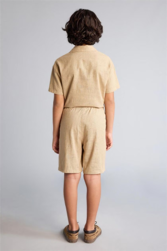 Resim Defacto Erkek Çocuk Kot&Kanvas Şort H3048A8/BG387