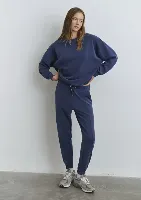 Resim Mavi  Kadın Kanvas Pantolon M1600453-70491