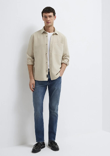 Resim Mavi Marcus Erkek Jean Pantolon M00351A1727