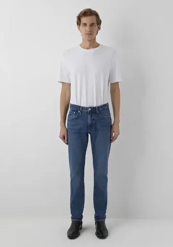 Resim Mavi Marcus Erkek Jean Pantolon M00351A4072
