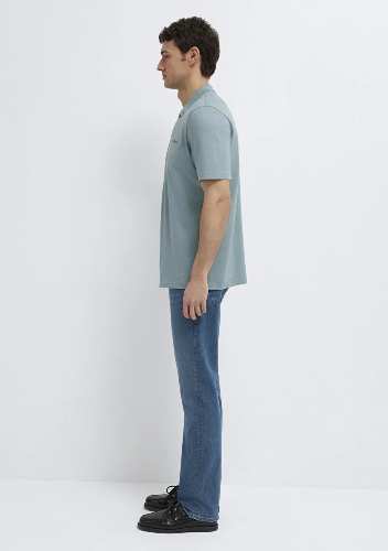 Resim Mavi Erkek T-shirt M0611837-70118