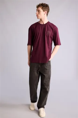 Resim Defacto Erkek T-shirt G4836AX/BR171