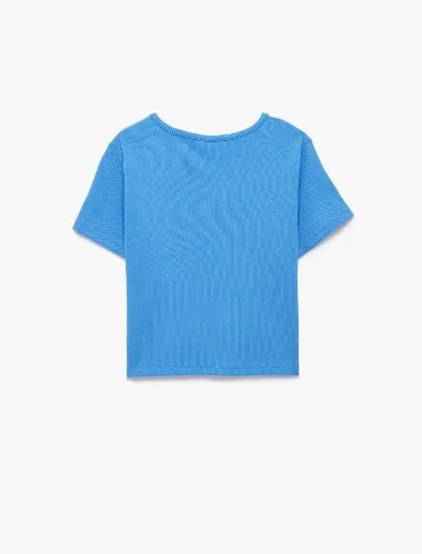 Resim Koton Kız Çocuk T-shirt 6SKG10491AK