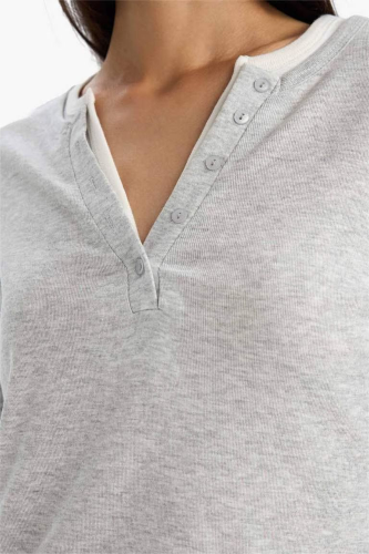 Resim Defacto Kadın T-shirt G3490AX/GR93