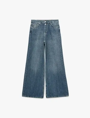 Resim Koton Kadın Jean Pantolon 7WAL40038MD
