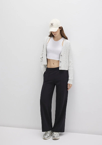 Resim Mavi Kadın Kanvas Pantolon M1011156-900