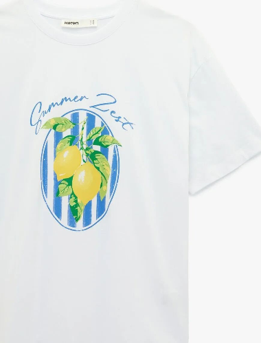 Resim Koton Kadın T-shirt 6SAK50035EK