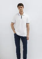 Resim Mavi Erkek T-shirt M0613367-620