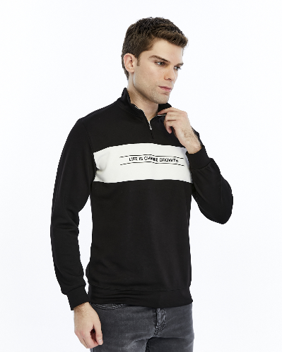 Resim Paul&More Yarım Fermuar Erkek Sweat 227 Parçalı Yarım Fermuarlı