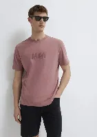 Resim Mavi Erkek T-shirt M0612896-70948
