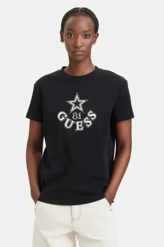 Resim V6YI04K4268-JBLK Gues Kadın T-shirt