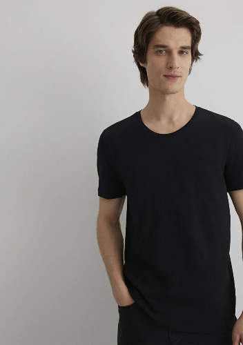 Resim Mavi Erkek T-Shirt M064681-900