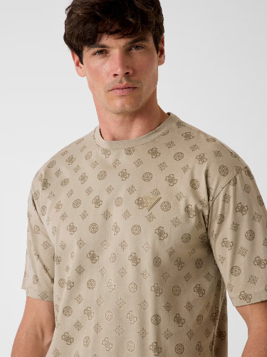 Resim Guess Athleisure  Erkek  T-shirt Z6GI07K2852-PMKU Ovıdıo Cn Ss T-Shırt