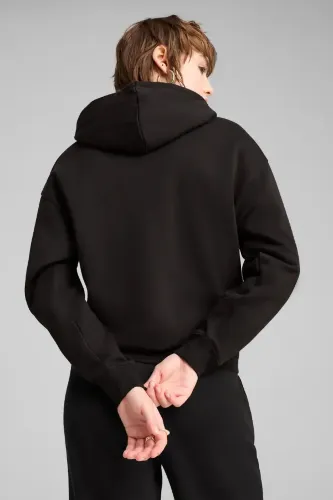 Resim Puma ESS Small No. 1 Logo Comfort Hoodie FL Kadın Sweat 682396-01