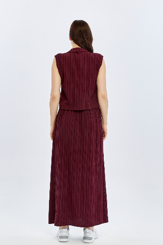 Resim Viole&More Kadın Etek Takım Kolsuz Bağlamalı