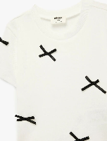 Resim Koton Kız Çocuk T-shirt 6SKG10221AK