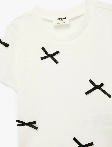 Resim Koton Kız Çocuk T-shirt 6SKG10221AK