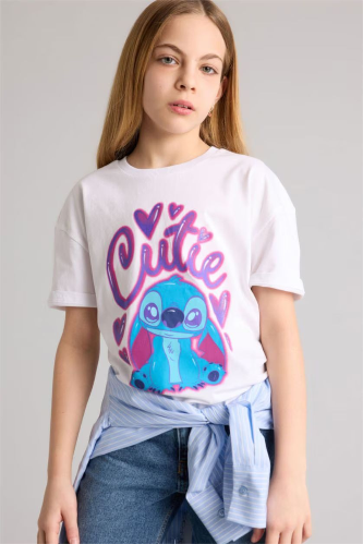 Resim Defacto Kız Çocuk T-shirt G8184A8/WT34