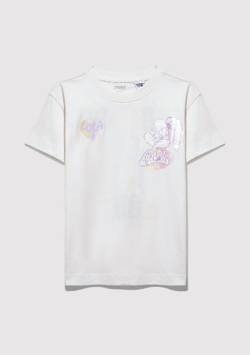 Resim Mavi Kız Çocuk T-shirt M7610417-70057