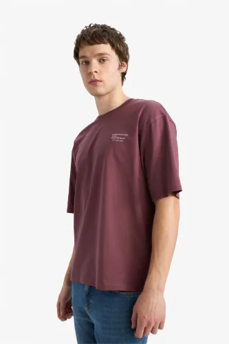 Resim Defacto Erkek T-shirt G5573AX/BR494
