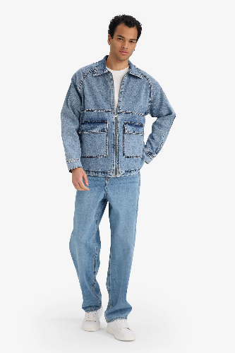 Resim Defacto Erkek Jean Ceket F0097AX/NM39