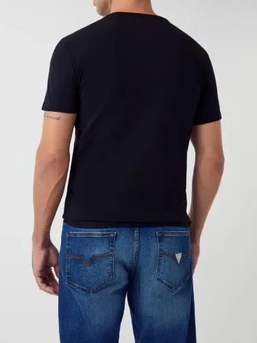 Resim M6YI24K3728-JBLK Gues Erkek T-shirt