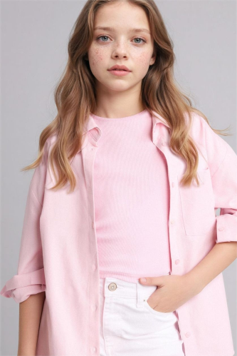 Resim Defacto Kız Çocuk Uzun Kol Gömlek G7382A8/PN693