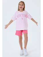 Resim U.S. Polo Assn Kids Kız Çocuk Şort Takım Us2510-4